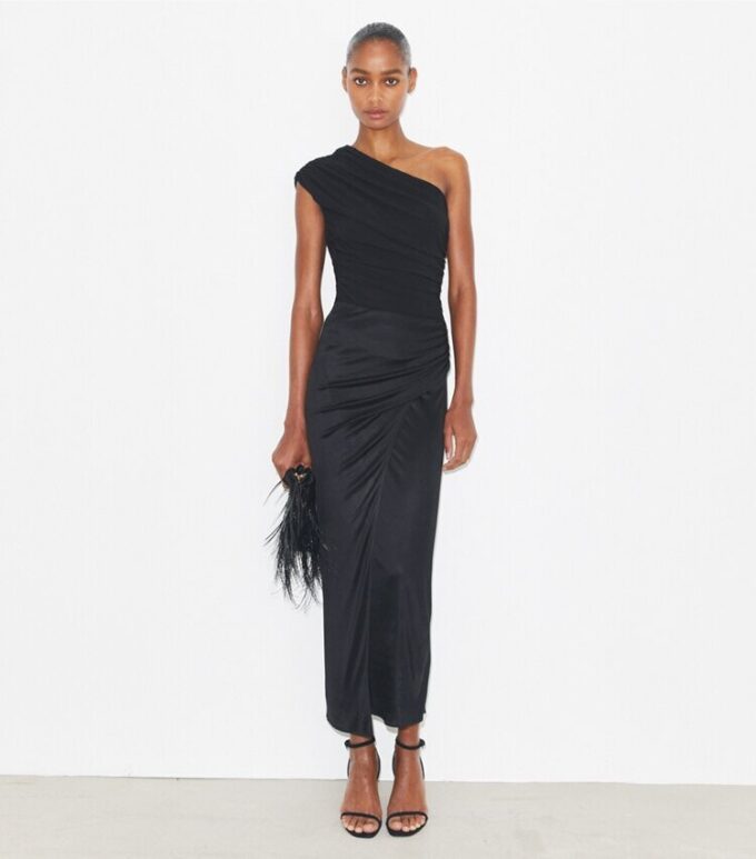 Wrap Jersey Skirt