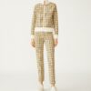 Yarn-Dyed Double Knit Track Pants