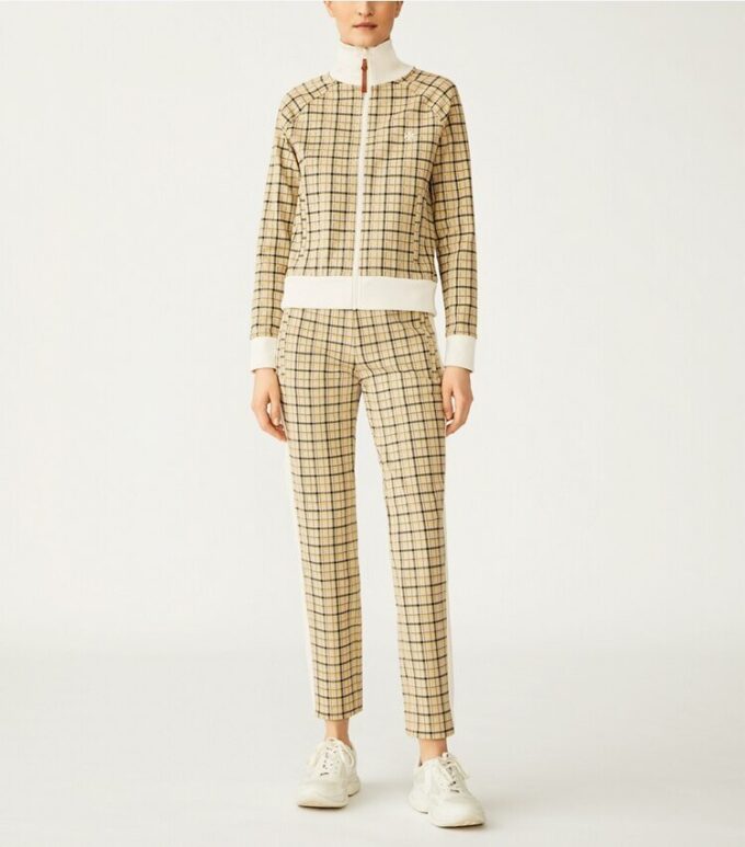 Yarn-Dyed Double Knit Track Pants