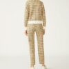 Yarn-Dyed Double Knit Track Pants