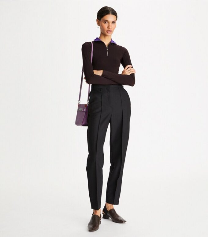 Zip Front Long-Sleeve Jersey Top Zip Front Long-Sleeve Jersey Top